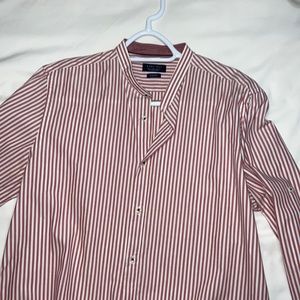 Zara shirt screw neck